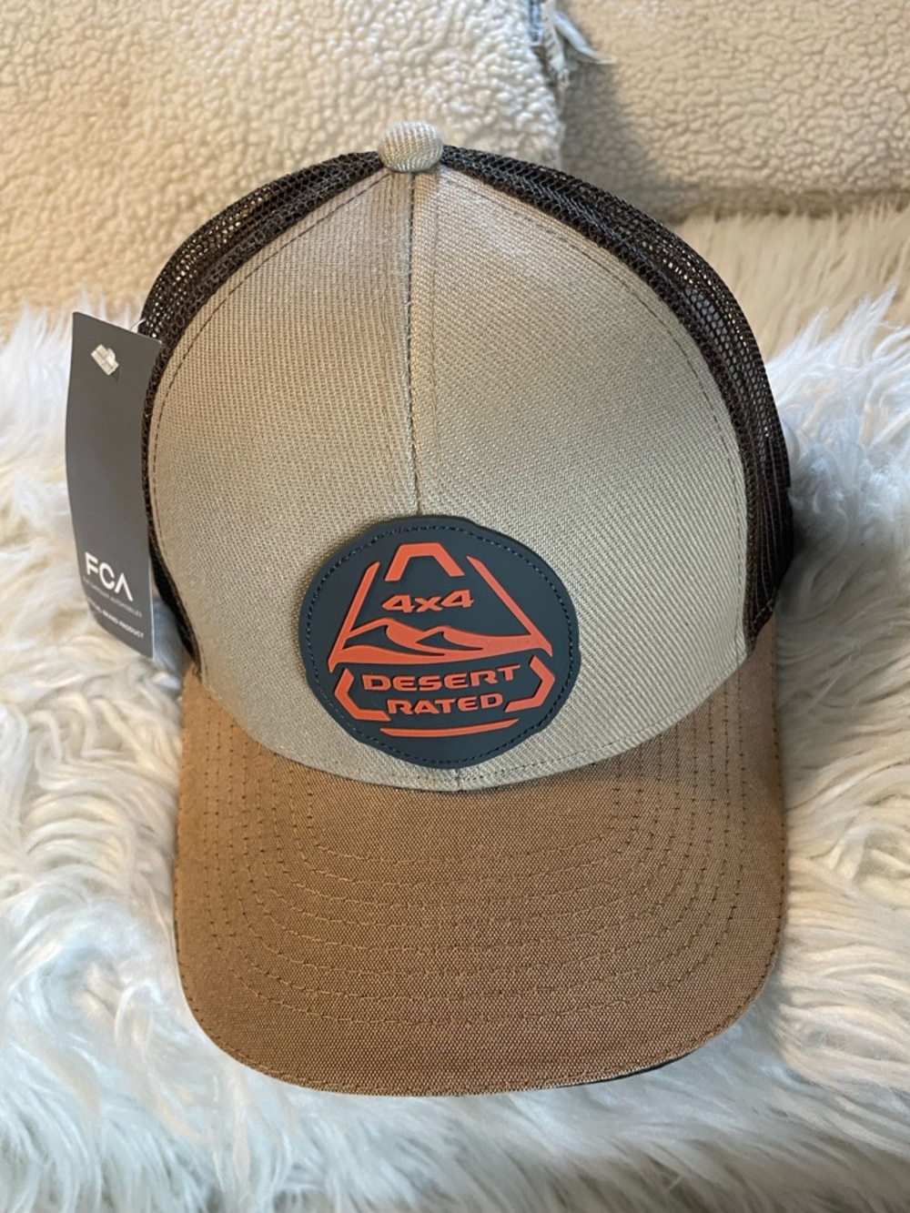 Jeep “4x4 Desert Rated” NWT Unisex Mesh Cap By Fiat Chrysler Automobiles - Picture 2 of 11
